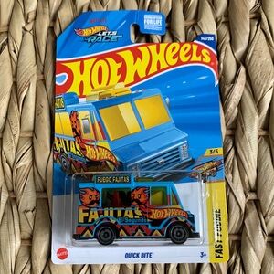 Quick Bite Hot Wheels Fuego Fajita Mexican Food Truck Van Hotwheels Car 2025 🆕